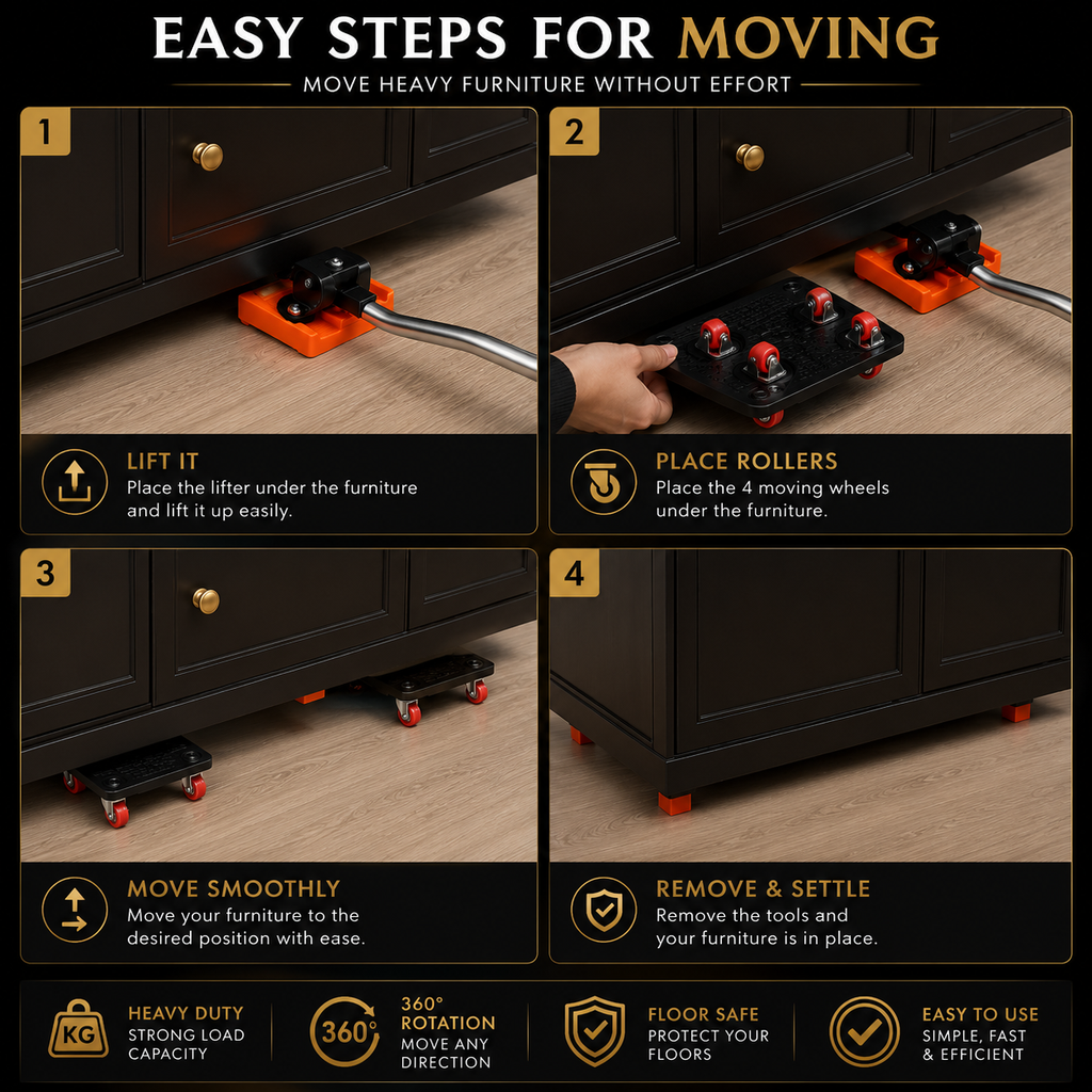 the BRAMKA™ Furniture Moving Kit
